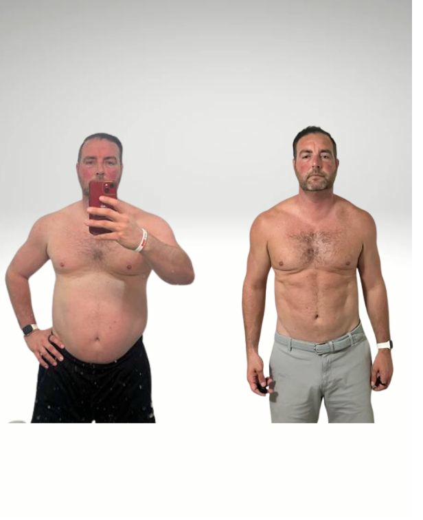 Dave R. body transformation — lost 27 lbs with private personal training in San Diego